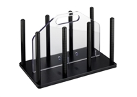 ProRax Black - 3 x 2 Petri Plate Rack (6 x 11 plates)