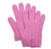 Knit Cashmere Gloves Pink