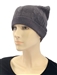 Cashmere Cable Knit Hat charcoal