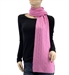 Pure Cashmere Cable Knit Scarf Pink