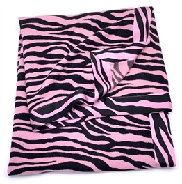 Baby Blanket Pink Zebra