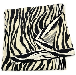 Baby Blanket White Zebra