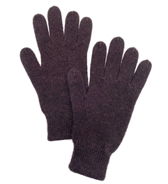 Cashmere Gloves Dark Chocolate