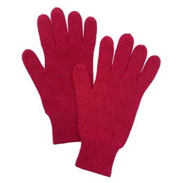 Cashmere Gloves Cranberry