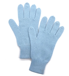 Cashmere Gloves Light Blue