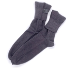 Charcoal Gray Cashmere Socks