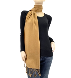 Camel Pashmina Scarf