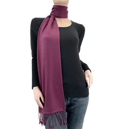 Boysenberry Pashmina Scarf