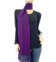 Purple Pashmina Scarf