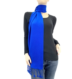 Royal Blue Pashmina Scarf