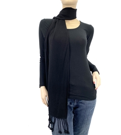 Black Pashmina Scarf