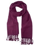 Boysenberry Pashmina Shawl