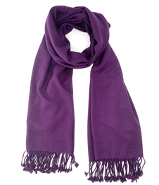 Dark Purple Pashmina Shawl