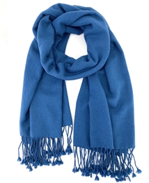 Moroccan Blue Pashmina Shawl