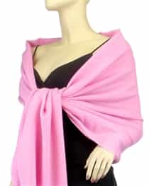 Pashmina Light Pink Shawl 2 Ply