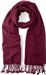 Burgundy Pashmina Shawl 2 Ply