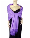 Pure Cashmere Pashmina Shawl Lavender 2 Ply