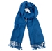 Moroccan Blue Pashmina Shawl 2 Ply