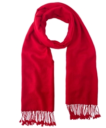 Red Pashmina Wrap 2Ply