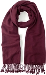 Burgundy Pashmina Wrap