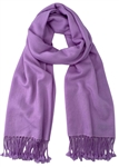 Lavender Pashmina Wrap 2 Ply