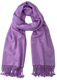 Lavender Pashmina Wrap 2 Ply