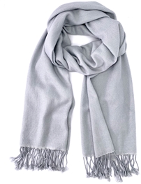 Silver Grey  Pashmina Wrap