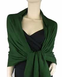 Dark Green Ring Pashmina