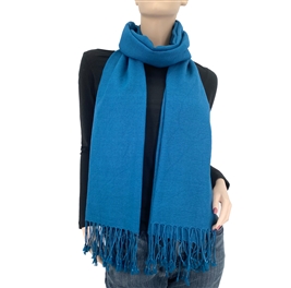 Moroccan Blue Ring Pashmina