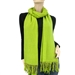 Lime Green Ring Pashmina