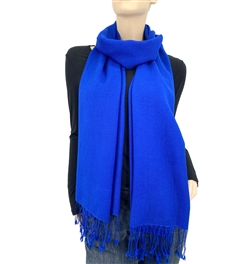 Royal Blue Ring Pashmina