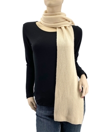 Beige Cashmere Scarf