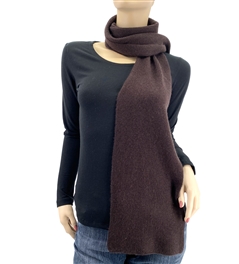 Dark Chocolate Cashmere Scarf