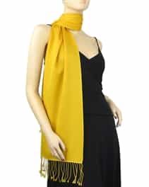 Pashmina/Silk Scarf Yellow