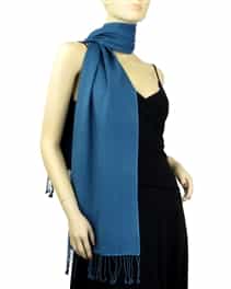 Moroccan Blue Pashmina Scarf