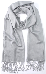 Silver Grey Pashmina Shawl