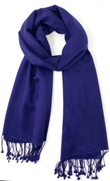 Pashmina Shawl Midnight Blue