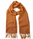 Pashmina/Silk Shawl Burnt Orange