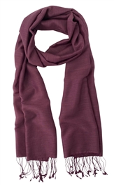 Pashmina/Silk Water Stole Boysenberry