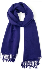 Midnight Blue Pashmina