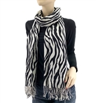 Zebra Animal Print Pashmina