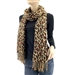 Leopard Red Dot Animal Print Pashmina