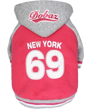 ny hoodie pink