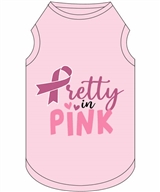 pretty in pink dog shirt