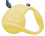 yellow retractable leash