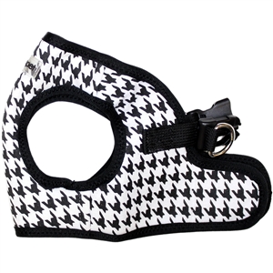 step-in black houndstooth