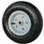 ProSource Garden Cart Wheel with Tube, 320 lb Max Load, 13 in Dia Tire