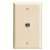Eaton Wiring Devices 2128 2128V-BOX Wallplate, 4-1/2 in L, 2-3/4 in W, 1 -Gang, Thermoset, Ivory, High-Gloss