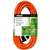 Woods 0722 Extension Cord, 16 AWG Cable, 25 ft L, 13 A, 125 V, Orange