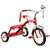 Radio Flyer 33 Dual Deck Tricycle, 2-1/2 to 5 years, Steel Frame, 12 x 1-1/4 in Front Wheel, 7 x 1-1/2 in Rear Wheel